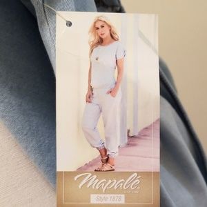 Sexy Open backed Chambray jumpsuit